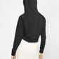 FELPA CAPPUCCIO CROP NIKE W