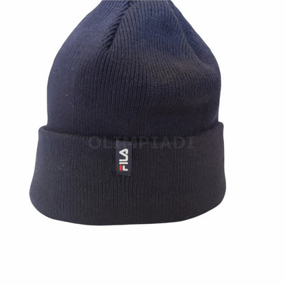 CAPPELLO LANA FILA BLU