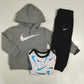 SET INFANT 3-PACK SWOOSHFETTI NIKE