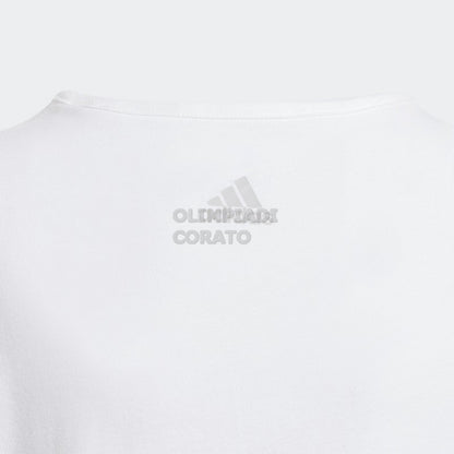 T SHIRT JR G ADIDAS BIANCO