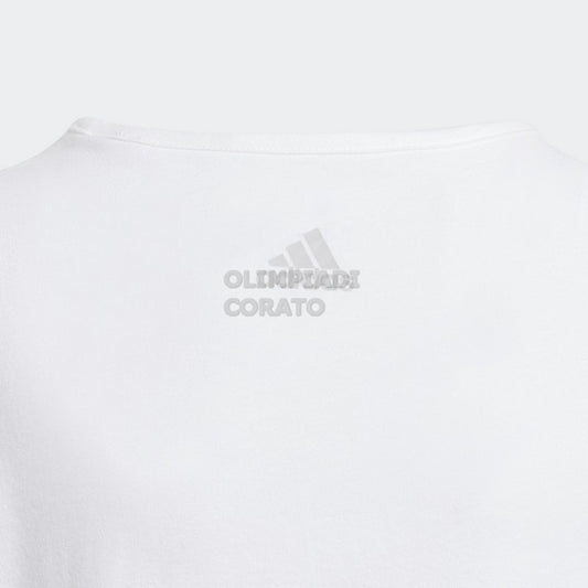 T SHIRT JR G ADIDAS BIANCO