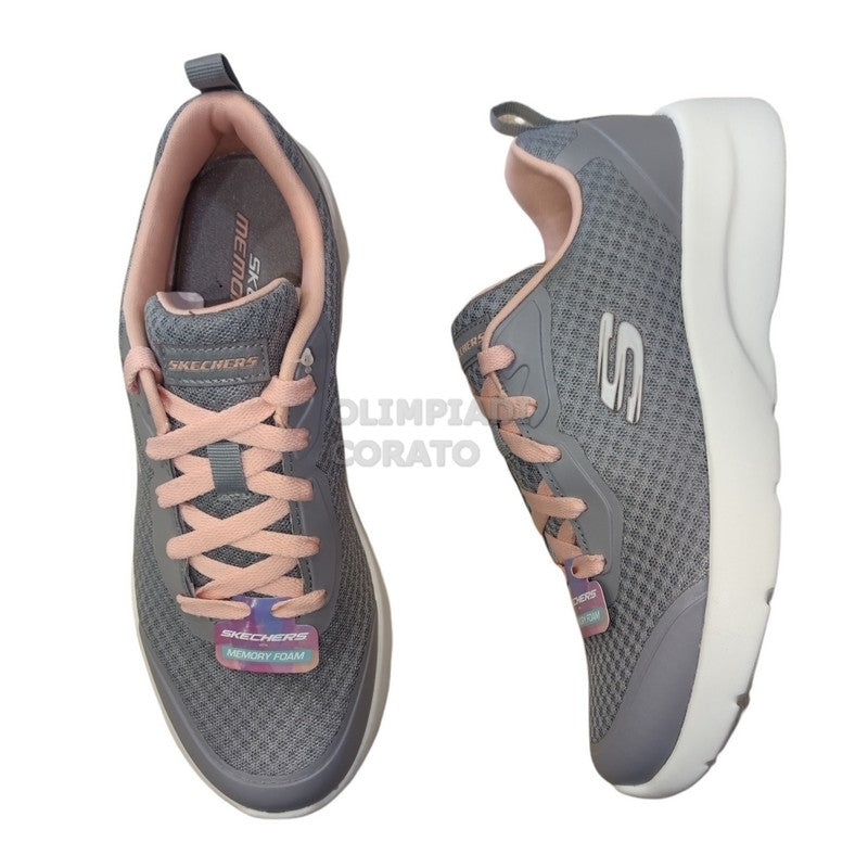 SKECHERS MEMORY FOAM DYNAMIGHT 2.0 GRIGIO