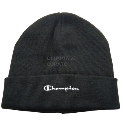 CAPPELLO LANA CHAMPION NERO