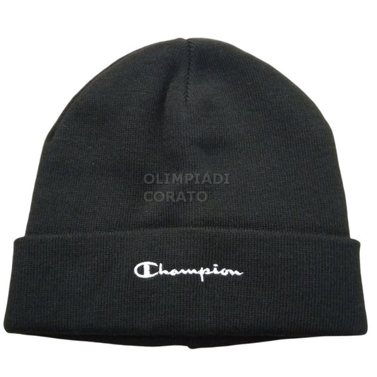 CAPPELLO LANA CHAMPION NERO
