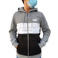 FELPA ZIP CAPPUCCIO COLORBLOCK PUMA