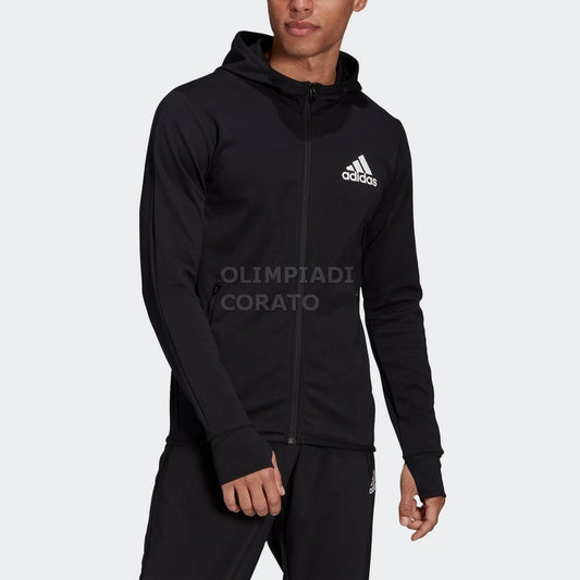 FELPA ZIP CAPPUCCIO U ADIDAS PROMOZIONE