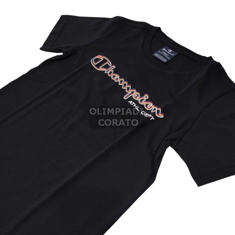 T SHIRT CHAMPION JR NERO
