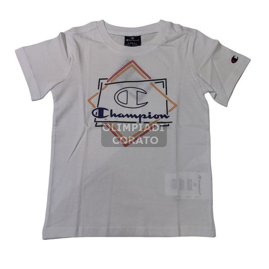 T-SHIRT CHAMPION JR 305788-BIANCO
