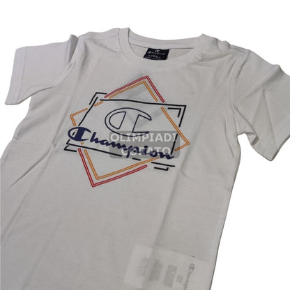 T-SHIRT CHAMPION JR 305788-BIANCO