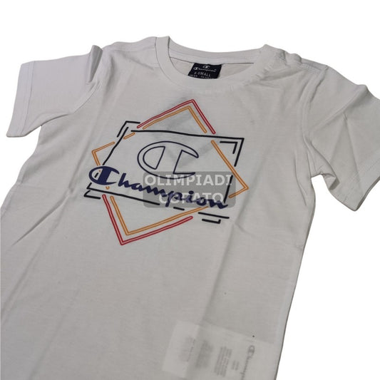 T-SHIRT CHAMPION JR 305788-BIANCO