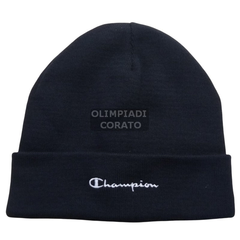 CAPPELLO LANA CHAMPION BLU