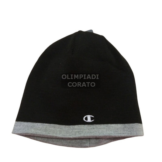 CAPPELLO LANA CHAMPION REVERSIBILE NERO