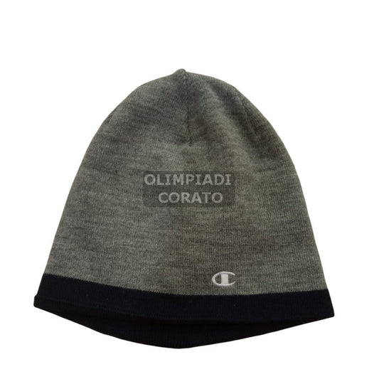 CAPPELLO LANA CHAMPION REVERSIBILE GRIGIO