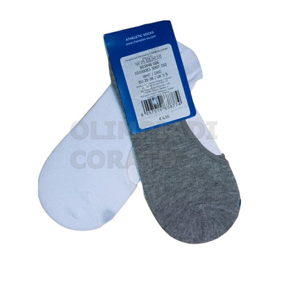 2 PAIA CALZINI INVISIBILI BIANCO