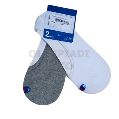 2 PAIA CALZINI INVISIBILI BIANCO