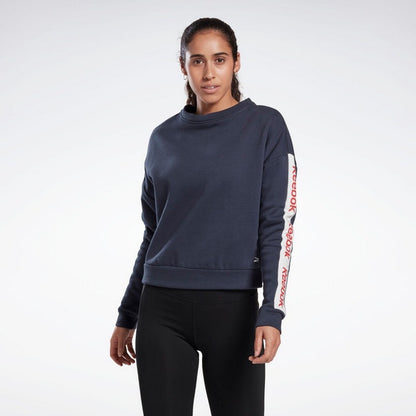 FELPA LINEAR LOGO CREW REEBOK W