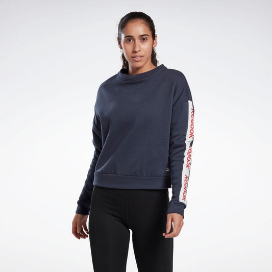 FELPA LINEAR LOGO CREW REEBOK W