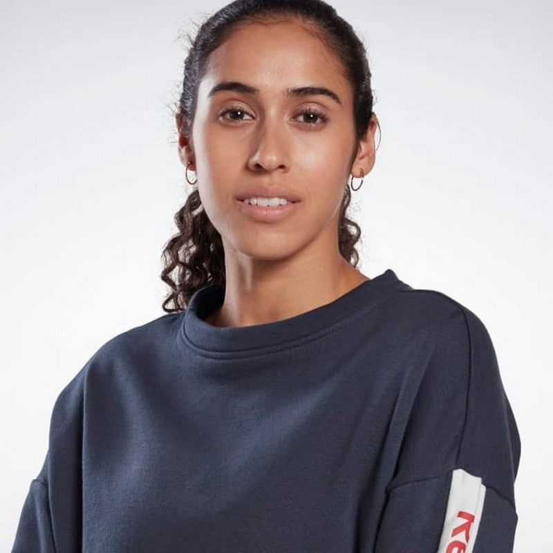 FELPA LINEAR LOGO CREW REEBOK W