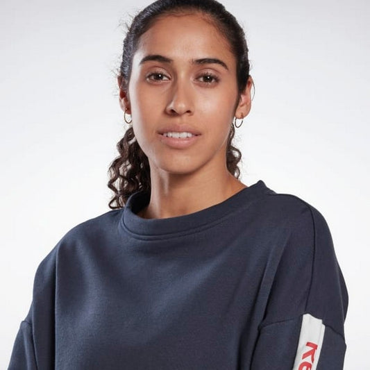 FELPA LINEAR LOGO CREW REEBOK W