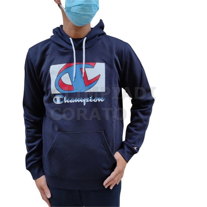FELPA CAPPUCCIO CHAMPION BLU FELPA