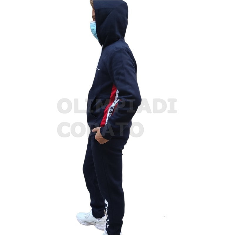 TUTA ZIP CAPPUCCIO CHAMPION RETRO