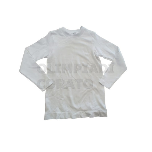 T SHIRT TERMICA ML KID BIANCO