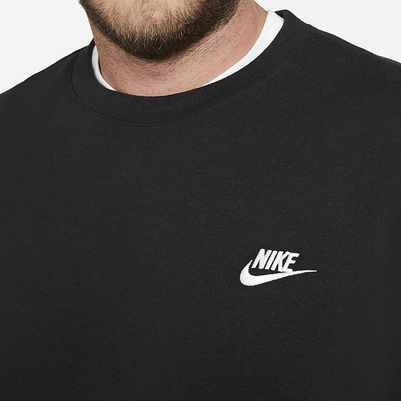 FELPA SPORTSWEAR CLUB NIKE CREW NERO