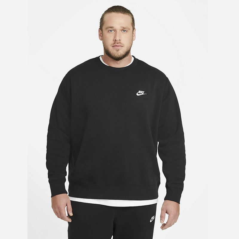 FELPA SPORTSWEAR CLUB NIKE CREW NERO