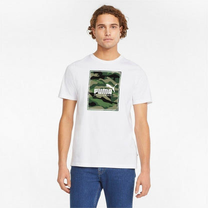 T SHIRT BOX LOGO CAMO PUMA