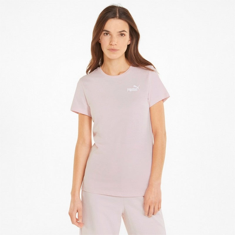 T SHIRT ESS+ EMBROIDERY PUMA W