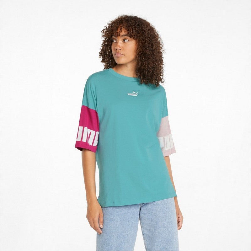 T SHIRT POWER COLORBLOCK PUMA W