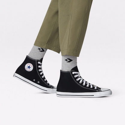 CONVERSE CHUCK TAYLOR ALL STAR HI NERO ALTA TELA