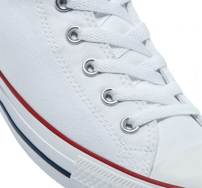 CONVERSE CHUCK TAYLOR ALL STAR HI BIANCO ALTA TELA