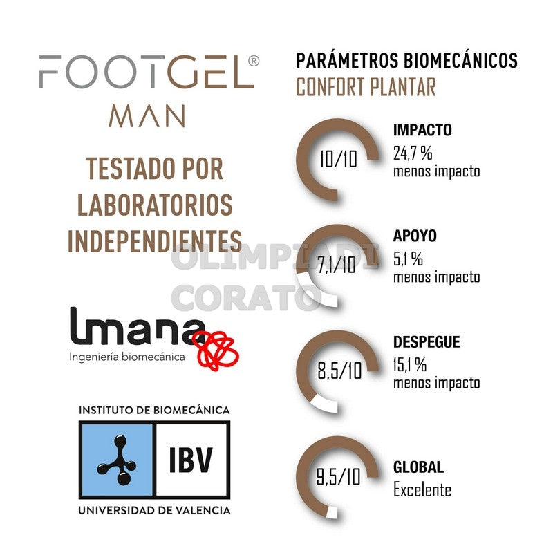 SOLETTA GEL PROF ARANCIA UOMO