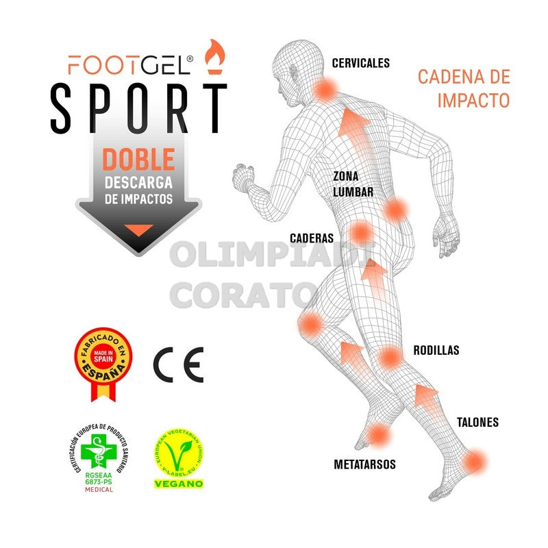 SOLETTA GEL PROF SPORT ARANCIA