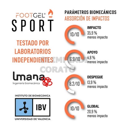 SOLETTA GEL PROF SPORT ARANCIA