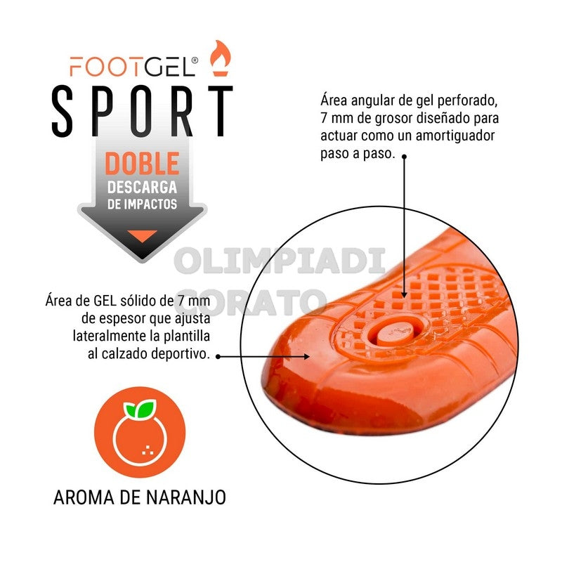 SOLETTA GEL PROF SPORT ARANCIA