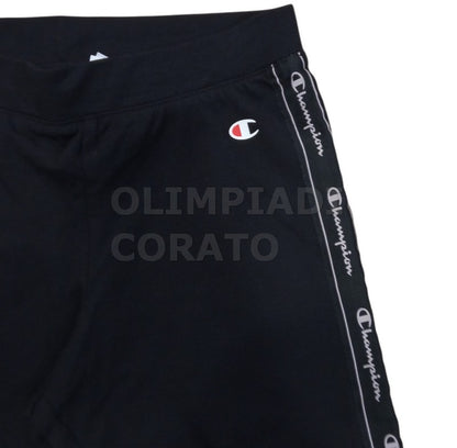 LEGGINGS CHAMPION BANDA G NERO