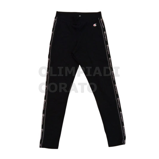 LEGGINGS CHAMPION BANDA G NERO