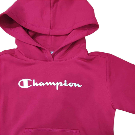 FELPA CAPPUCCIO GIRL CHAMPION FUXIA