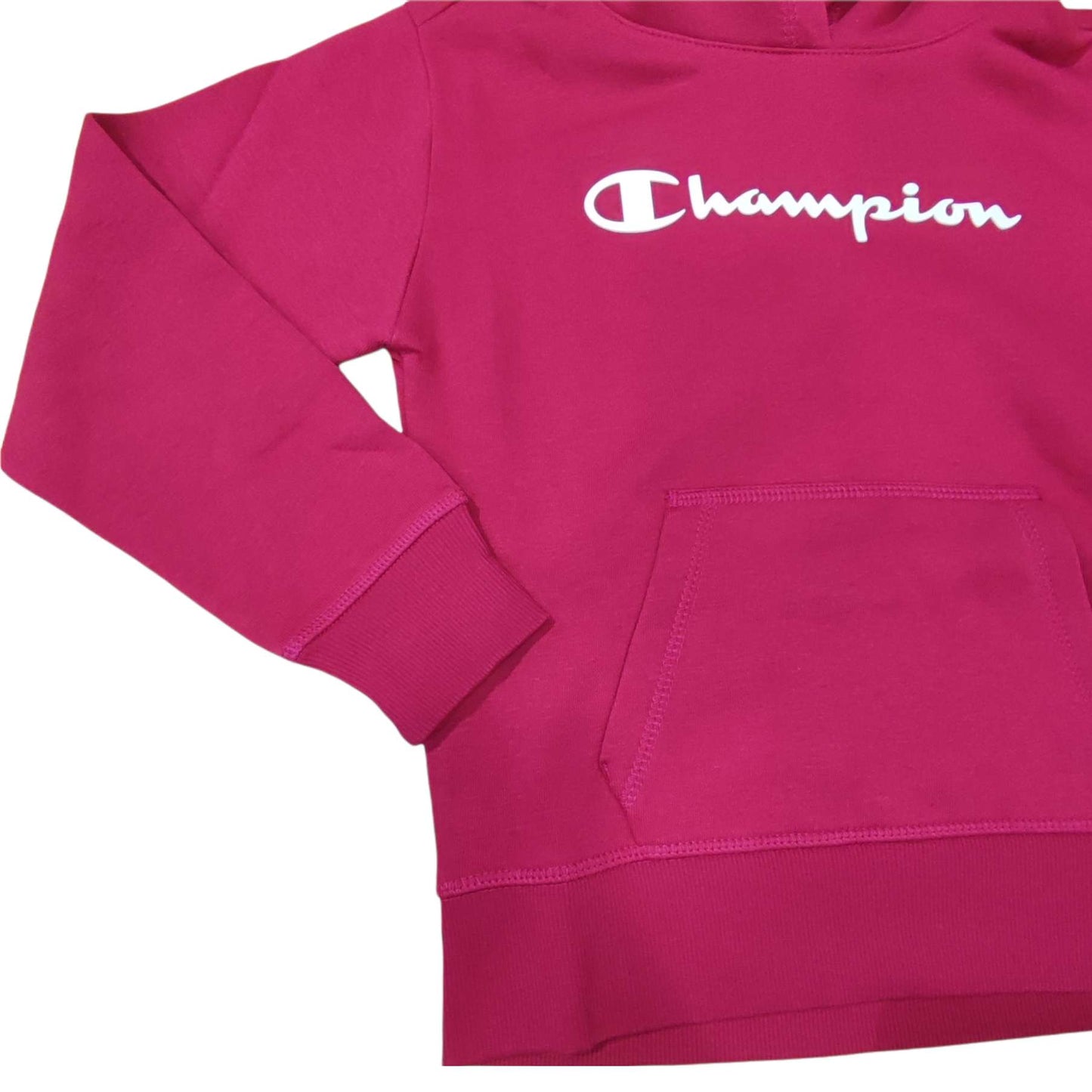 FELPA CAPPUCCIO GIRL CHAMPION FUXIA