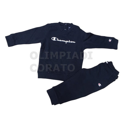 SET TUTA CHAMPION INFANT BLU GIRO