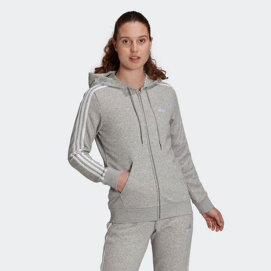 FELPA ZIP C/C 3-STRIPES ADIDAS W