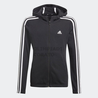 FELPA ZIP C/C 3-S HD ADIDAS JR