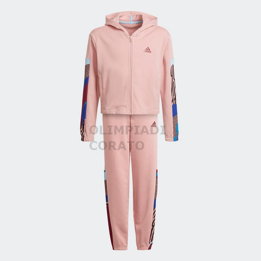 TUTA ZIP C/C AOP COTTON ADIDAS JR
