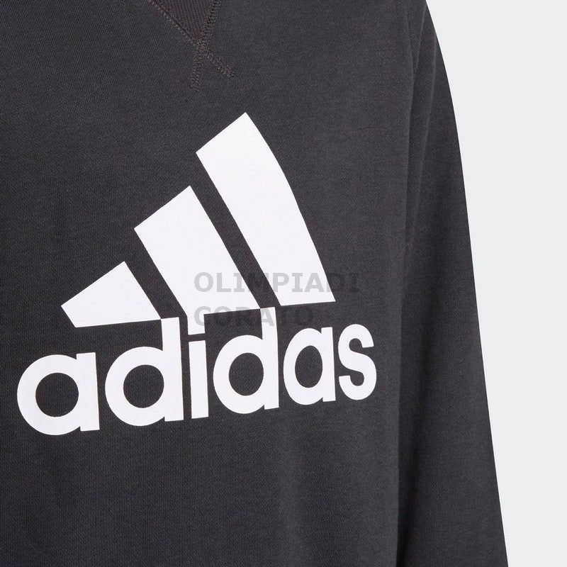 FELPA CREW FRENCH TERRY ADIDAS JR NERO
