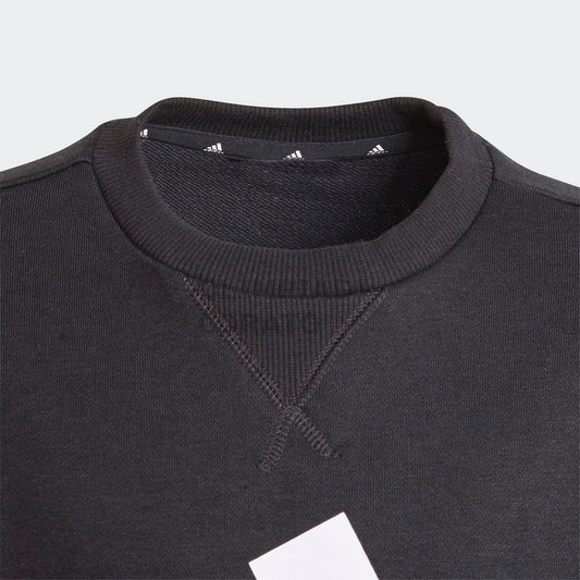 FELPA CREW FRENCH TERRY ADIDAS JR NERO