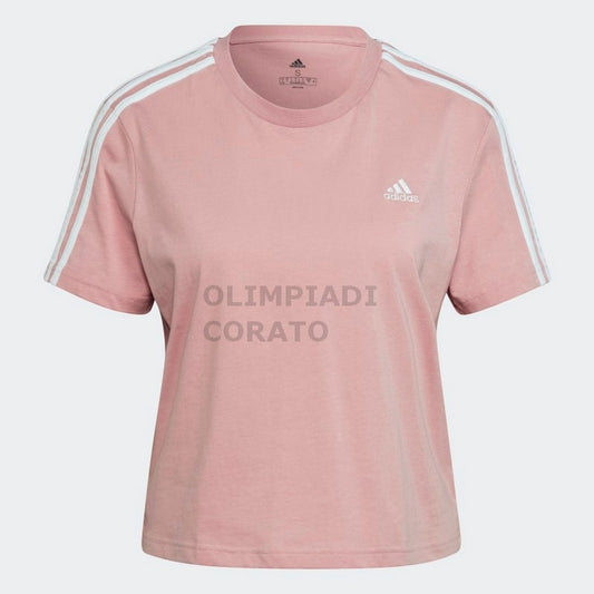 T-SHIRT ESSENTIALS 3-S CROPPED ADIDAS W