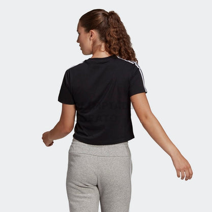 T SHIRT 3-STRIPES CROPPED ADIDAS W