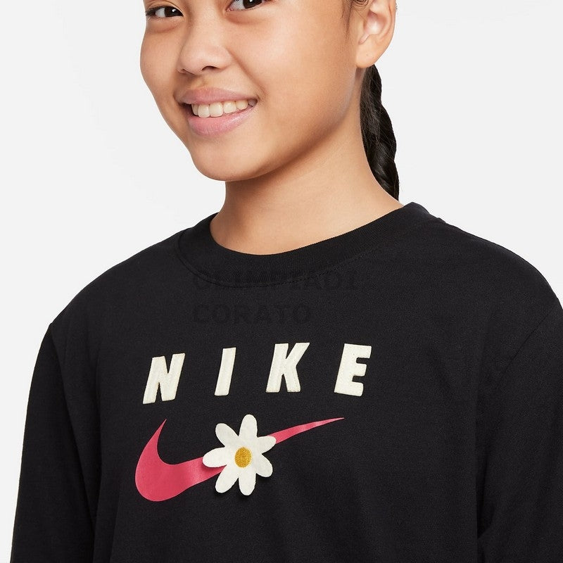 T SHIRT ENERGY BOXY FRILLY NIKE JR